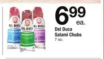 Safeway Del duca salami chubs offer