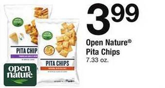 Safeway Open nature pita chips offer