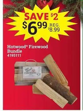 Ace Hardware Hotwood firewood bundle offer