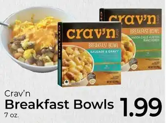 Roche Bros Crav'n Breakfast Bowls 7 oz offer