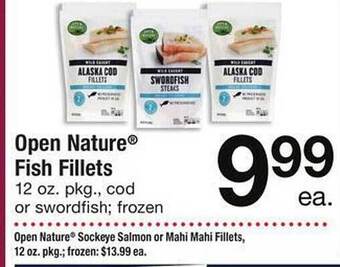 Safeway Open nature fish fillets offer