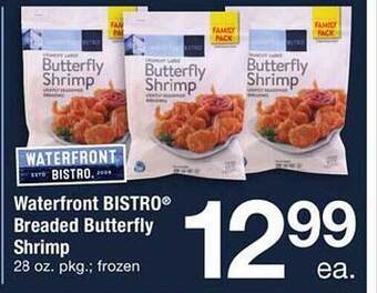 Safeway Waterfront bistro breaded butterfly shrimp offer