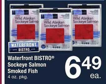 Safeway Waterfront bistro sockeye salmon smoked fish offer