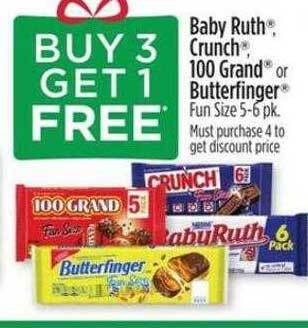 Dollar General Baby ruth crunch 100 grand or butterfinger offer
