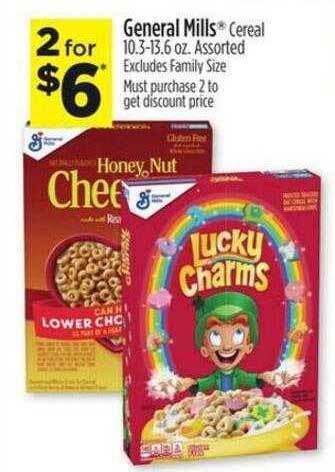 Dollar General General mills cereal offer