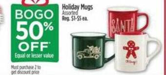 Dollar General Holiday mugs offer