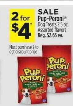 Dollar General Pup-peroni dog treats offer
