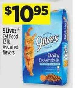Dollar General 9lives cat food offer