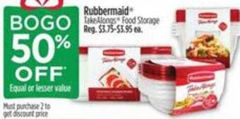 Dollar General Rubbermaid take-alongs food storage offer