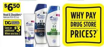 Dollar General Head & shoulders haircare offer