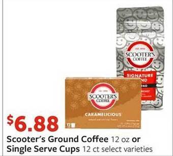 Fareway Scooter's ground coffee or single serve cups offer