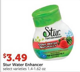 Fareway Stur water enhancer offer