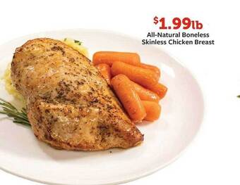 Fareway All-natural boneless skinless chicken breast offer
