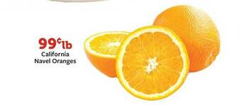 Fareway California navel oranges offer