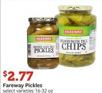 Fareway Fareway pickles offer