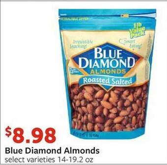 Fareway Blue diamond almonds offer