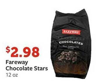 Fareway Fareway chocolate stars offer