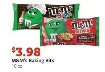 Fareway M&m's baking bits offer