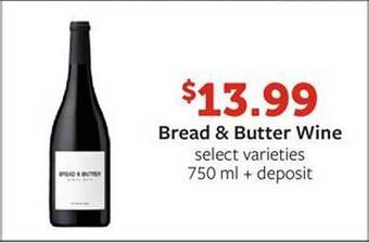 Fareway Bread & butter wine offer