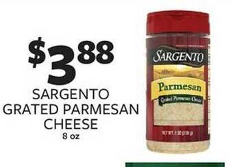 Fareway Sargento grated parmesan cheese offer
