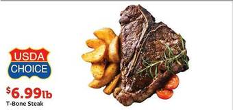 Fareway T-bone steak offer