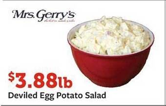 Fareway Deviled egg potato salad offer