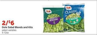 Fareway Dole salad blends and kits offer