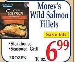 Market Basket Morey's wild salmon fillets offer