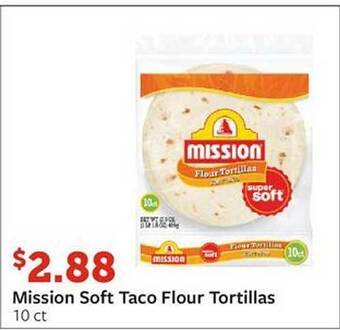 Fareway Mission soft taco flour tortillas offer