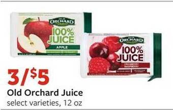 Fareway Old orchard juice offer