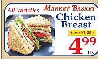 Market Basket Chicken breast offer