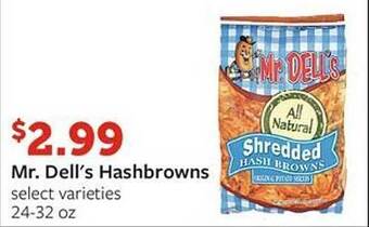 Fareway Mr. dell's hashbrowns offer