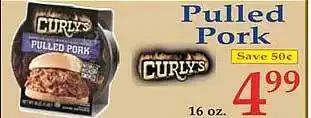 Market Basket Curlys pulled pork offer