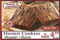 Hermit cookies