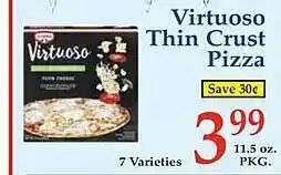 Market Basket Virtuoso thin crust pizza offer
