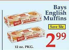 Market Basket Bays english muffins offer