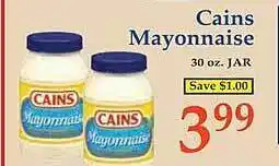 Market Basket Cains mayonnaise offer