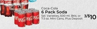 Roche Bros Coca-Cola 6 Pack Soda offer
