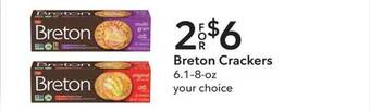 Publix Breton crackers offer