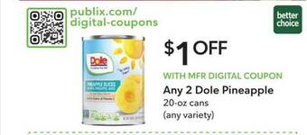 Publix Dole pineapple offer