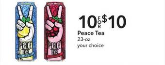 Publix Peace tea offer