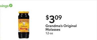 Publix Grandma's original molasses offer