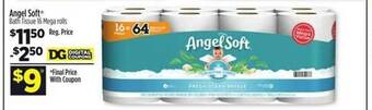 Dollar General Angel soft bath tissue 16 mega rolls offer