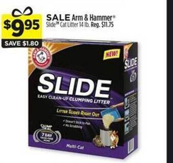 Dollar General Arm & hammer slide cat litter offer