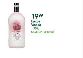 Publix Luxus vodka offer