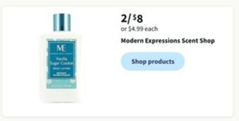 Walgreens Modern expressions scent shop offer