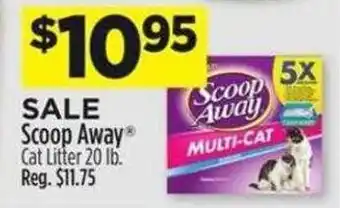 Dollar General Scoop Away Cat Litter 20 lb. offer