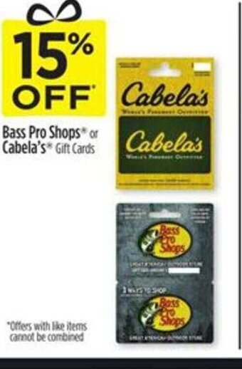Dollar General Bass Pro Shops or Cabela's Gift Cards offer