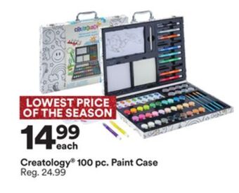 Michaels Creatology® 100 pc. paint case offer