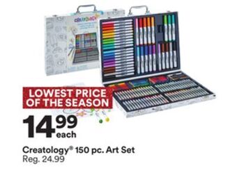 Michaels Creatology® 150 pc. art set offer